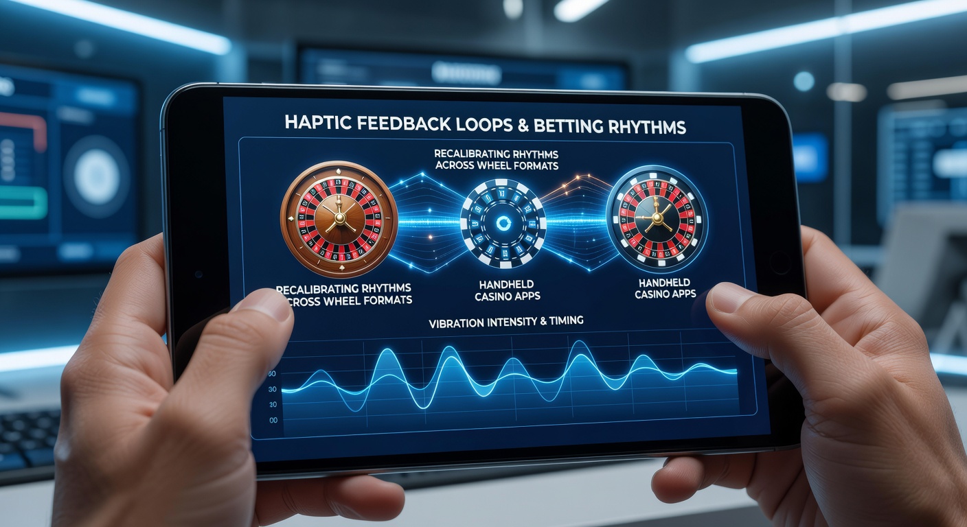 Vergleich der Feedback-Intensitäten bei europäischen und amerikanischen Roulette-Rädern auf Handheld-Geräten