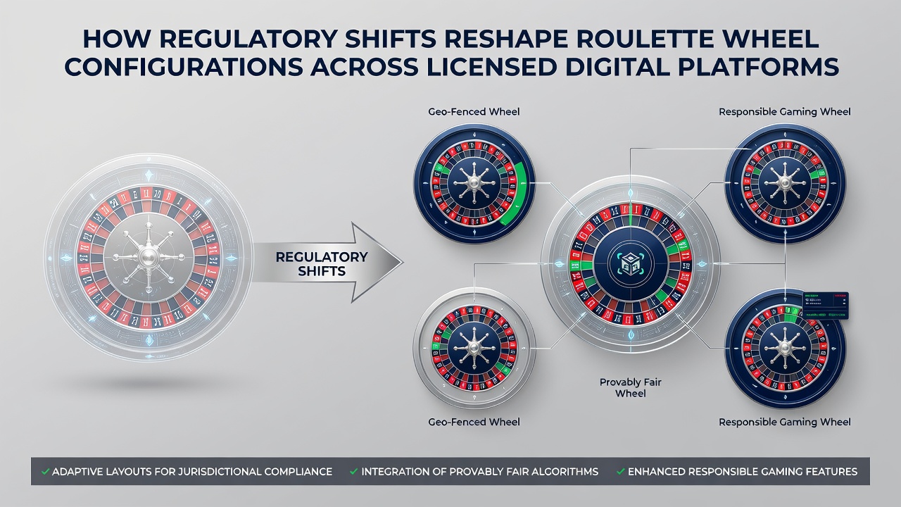 Vergleich verschiedener Roulette-Rad-Konfigurationen unter regulatorischen Anforderungen