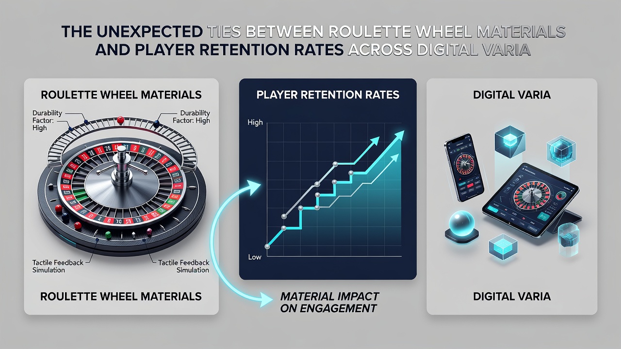Digitale Roulette-Oberfläche mit Materialsimulationen und Spielerinteraktionen